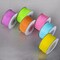 6 Spools Ribbon Sheer Chiffon Ribbon Gift Wrapping Ribbon Summer Ribbon Organza Ribbon for Crafts, 1 Inch Wide 60 Yards